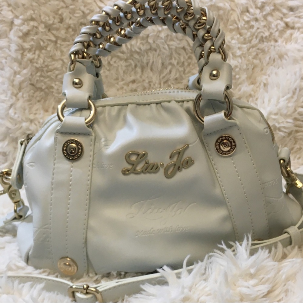 LIU JO KATE PATTA BAG LIGHT WOOD/Taupe/bone with G